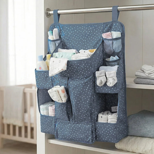 Multi-pocket Hanging Baby Care Organizer (1 Pc) - Zidbik