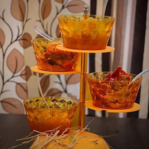 2141 4 In 1 Multipurpose 360 Degree Rotating Pickle Rack Container For Kitchen - Zidbik