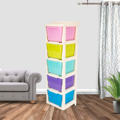 0702 5 Layer Multi-purpose Modular Drawer Storage System - Zidbik