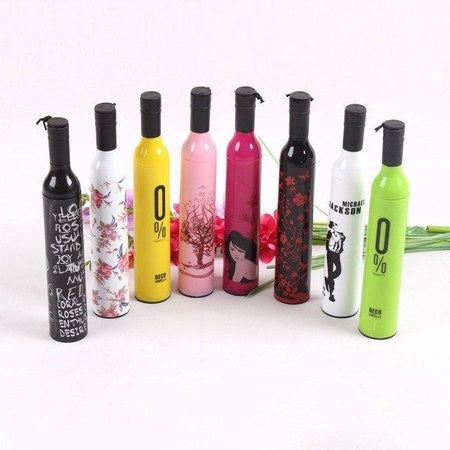 518 Pocket Folding Wine Bottle Umbrella - Zidbik