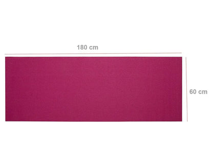 524_yoga Mat Eco-friendly For Fitness Exercise Workout Gym With Non-slip Pad (180x60xcm) Color May Very - Zidbik