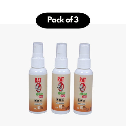 Rat Repellent Spreay 50ML (Pack of 3) - Zidbik