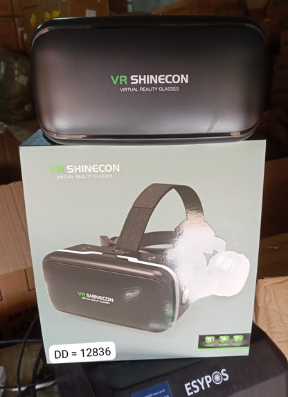 12836 3d Hd Vr Glasses Virtual Reality Goggles Headset For Ios For Android Smartphonevr Goggles-for 3d Vr Movies Video Games With Headphones (1 Pc) - Zidbik