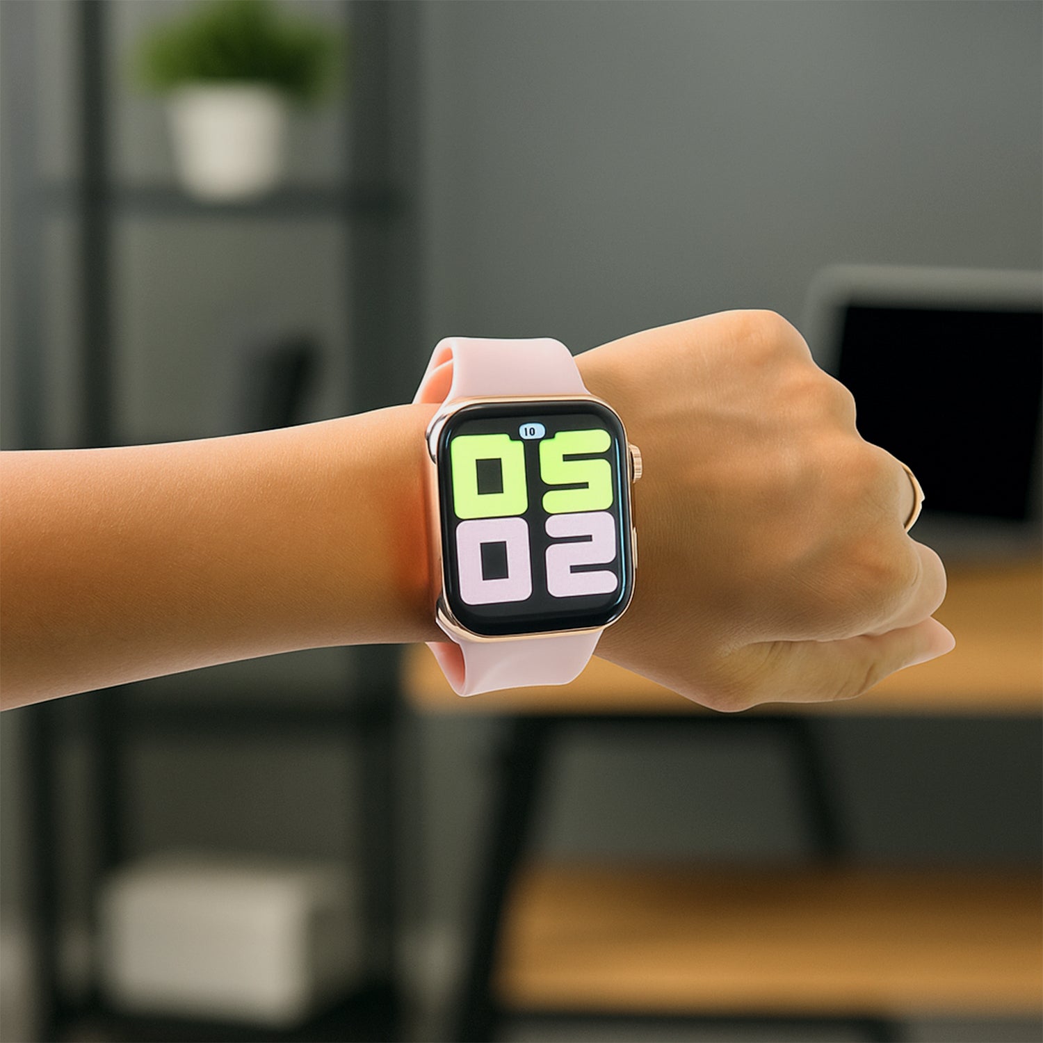 Tx10 Pro Max Large Display Wireless Charging Smartwatch (1 Pc) - Zidbik