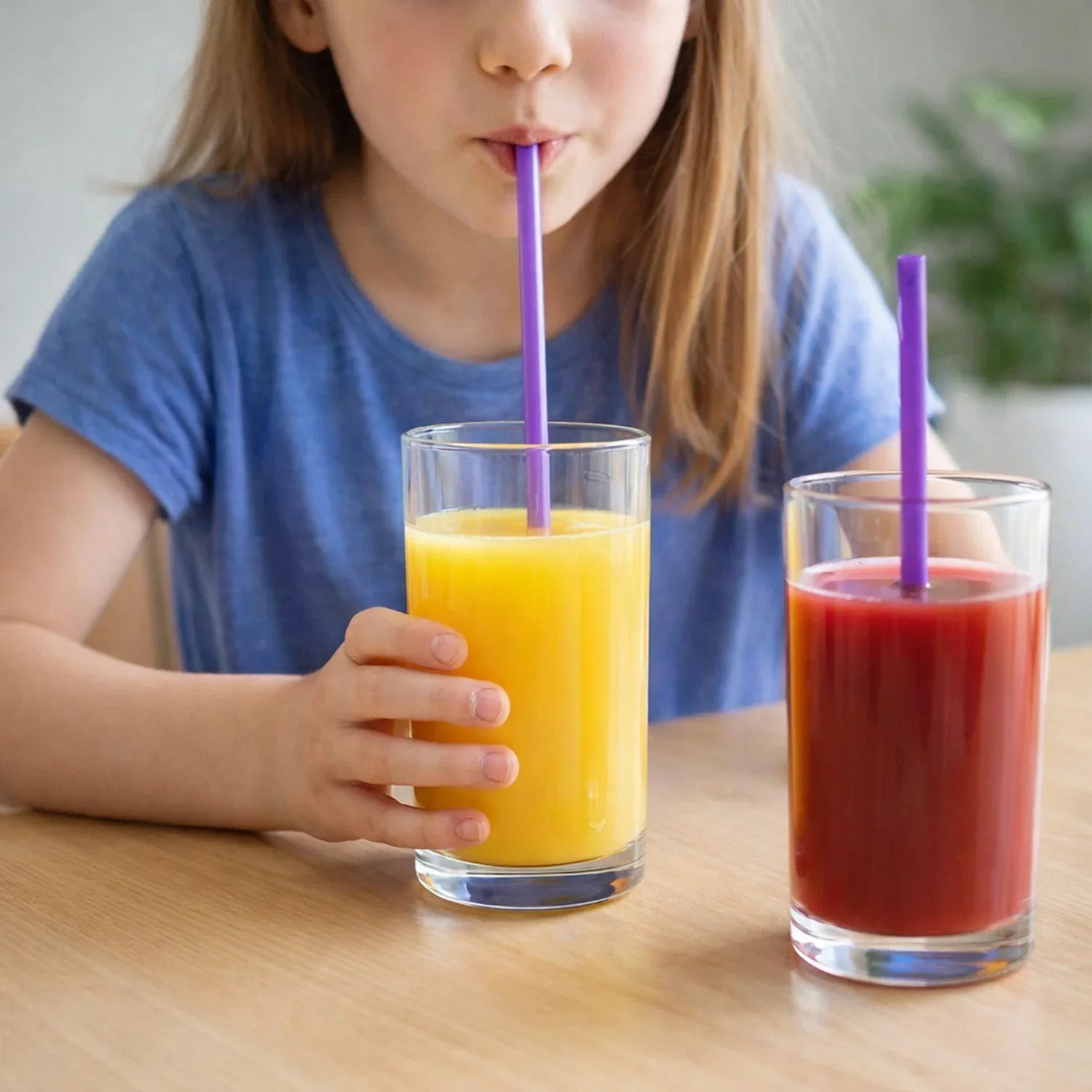 Reusable Plastic Drinking Straws Pack Of 10 - Zidbik