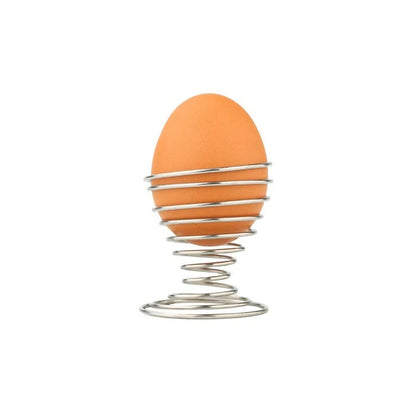 Stainless Steel Spring Egg Cup Holder (1 Pc) - Zidbik