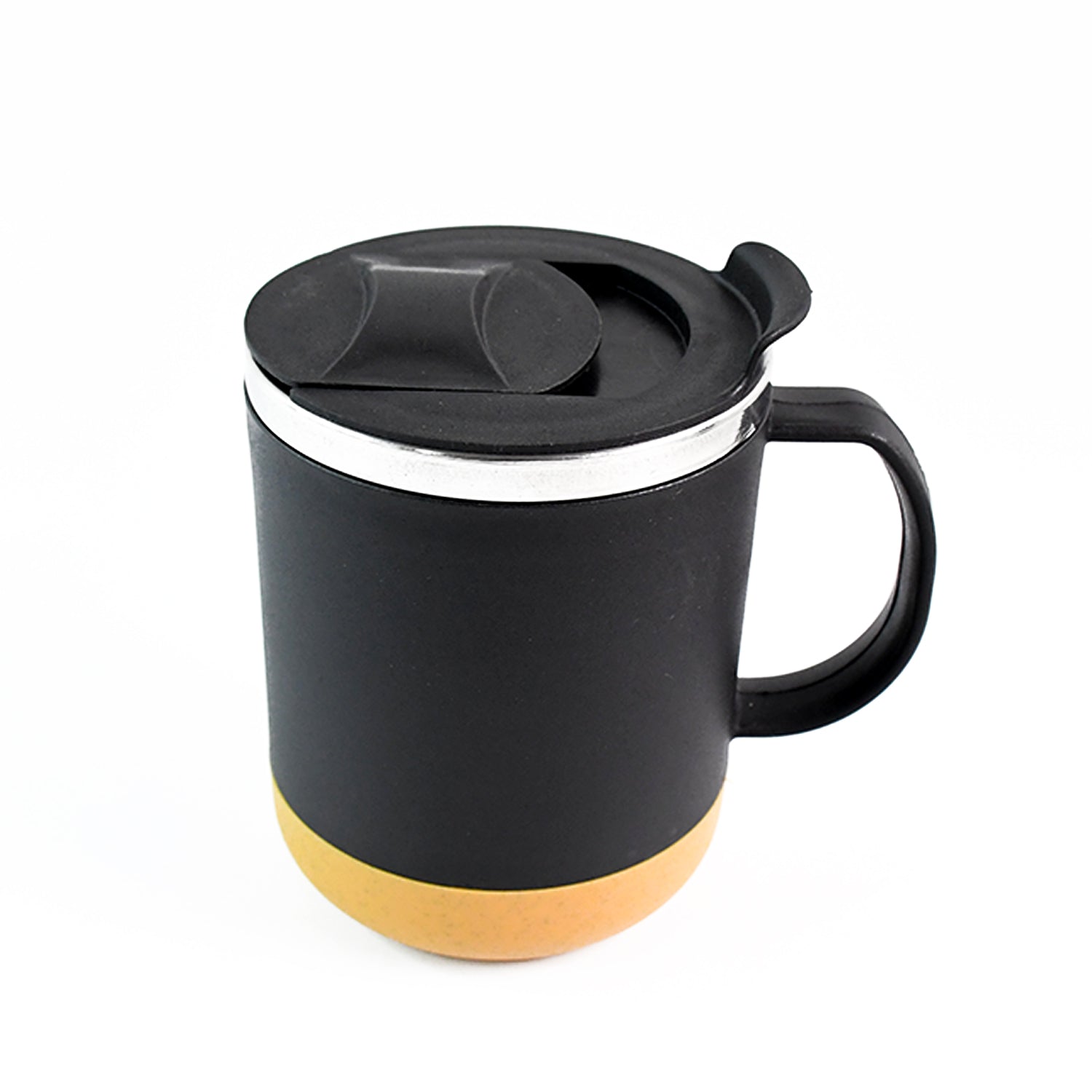 Insulated Coffee Mug With Spill-proof Lid (Approx 450ml  1 Pc) - Zidbik