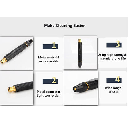 9090  High Pressure Water Gun Nozzle Car Wash Water Gun Nozzle Alloy Garden Nozzle Spray Gun - Zidbik