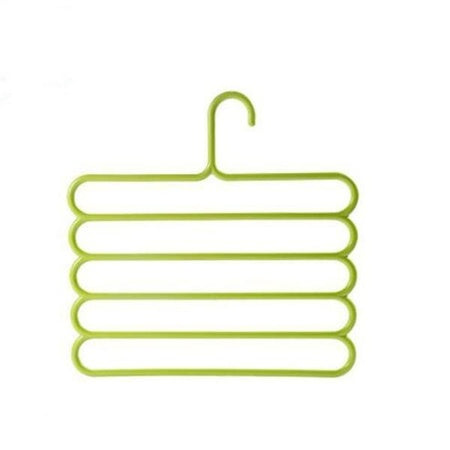 587 5 In 1 Multipurpose Plastic Hanger Assorted (5-layer) - Zidbik