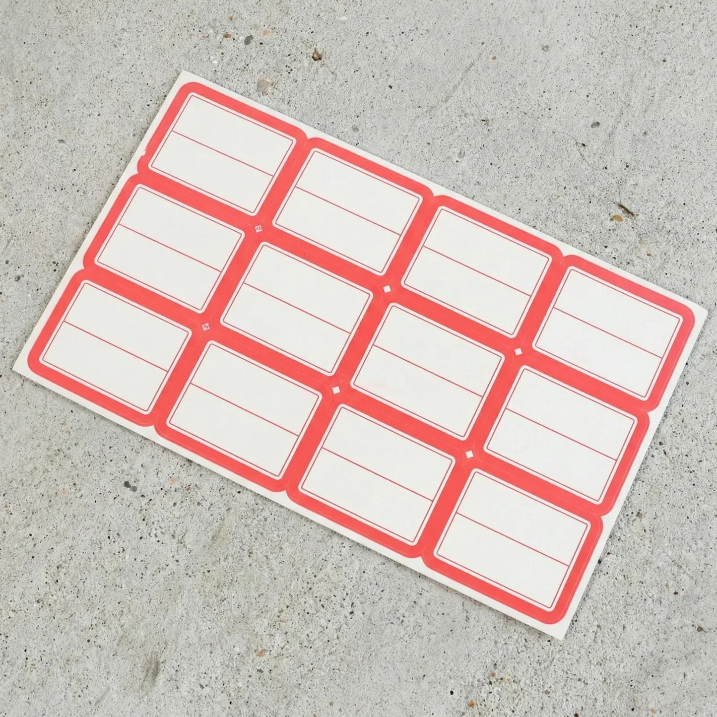 1 Sheets Self-adhesive Label Stickers - Zidbik