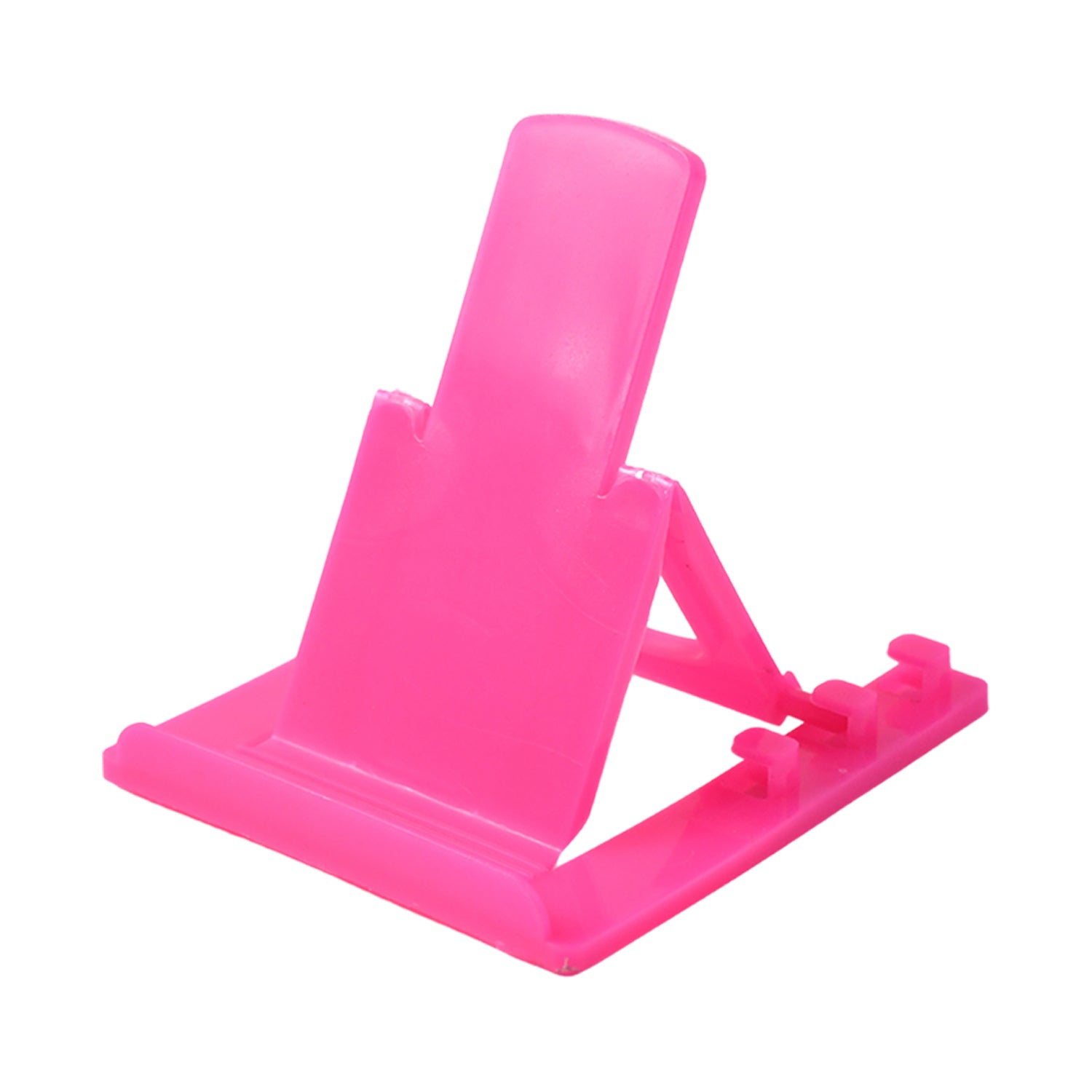 Adjustable Foldable Plastic Mobile Phone Stand Holder (1 Pc) - Zidbik