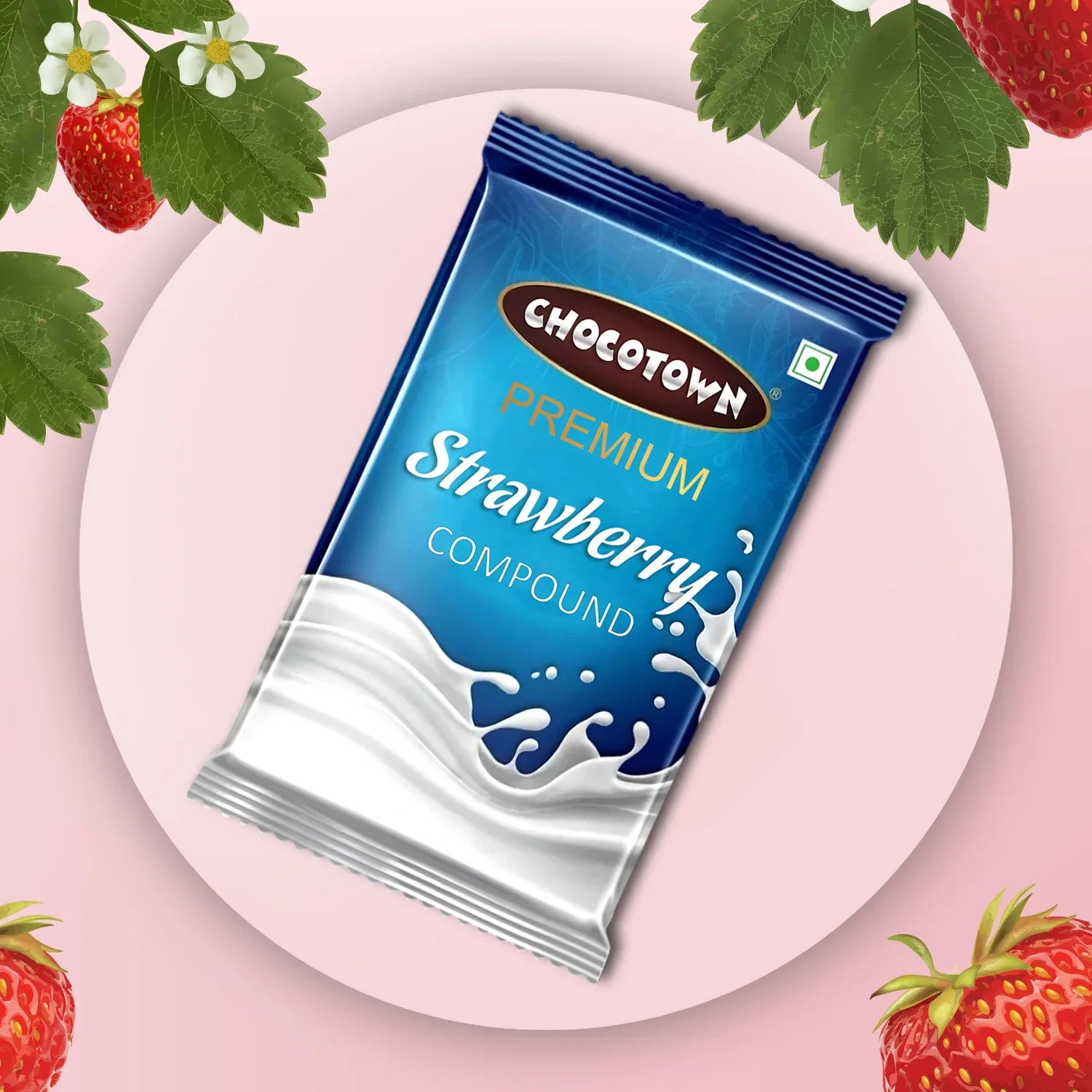Chocotown Premium Strawberry Compound (500gm) - Zidbik