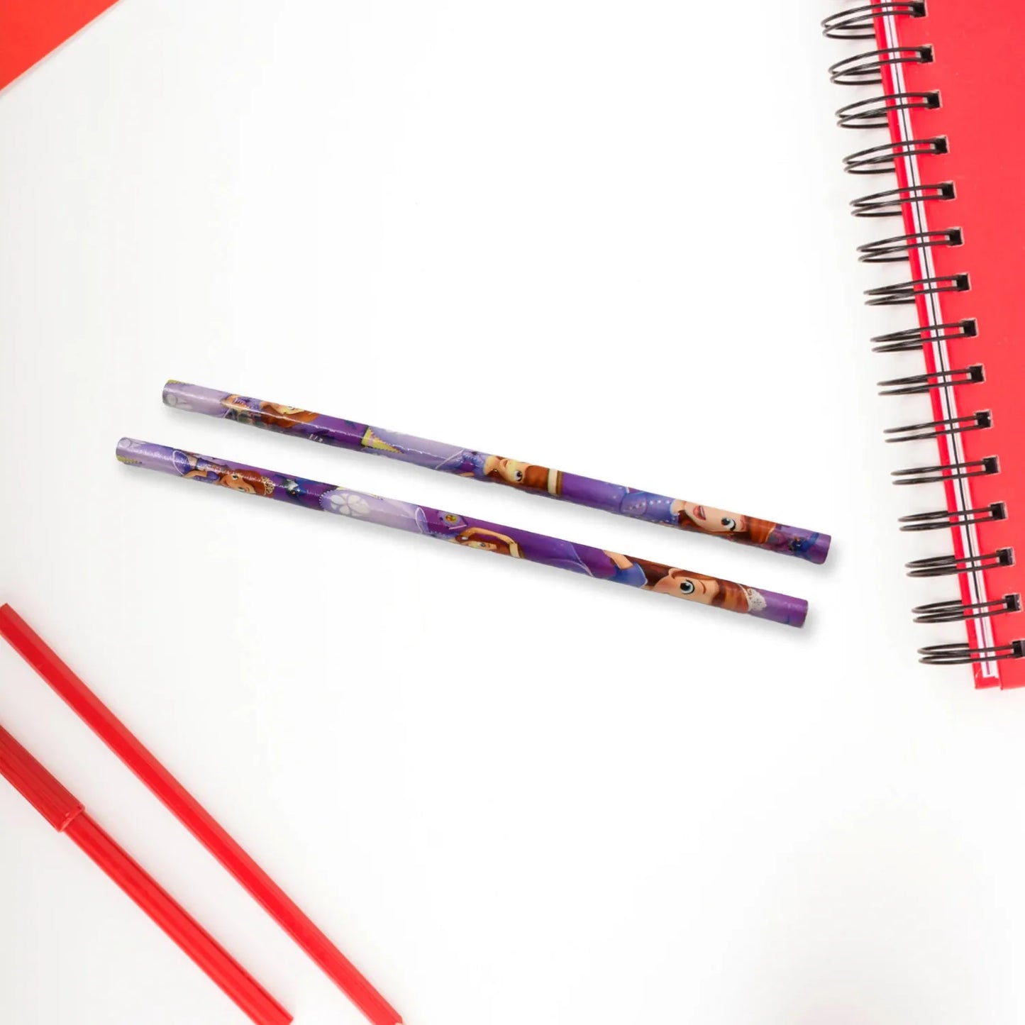 5 In 1 Mix Stationery Gift Set For Kids Stationary Set Including 2 Pencil Ruler Rubber Pencil Sharpener School Office Product Gift (5 Pcs Set) - Zidbik