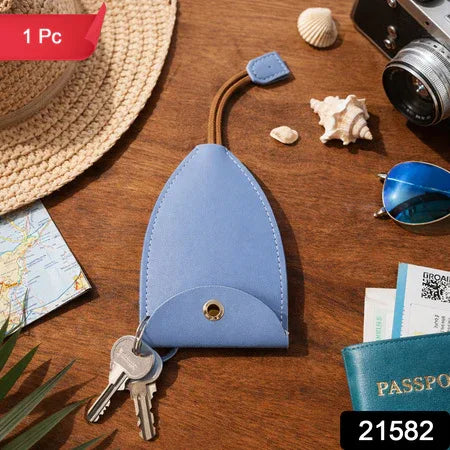 Compact Travel Keyholder Pouch With Wrist Strap (1 Pc) - Zidbik