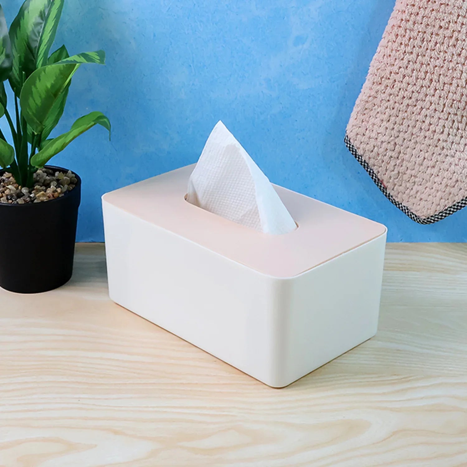 Modern Tissue Box Holder - (1 Pc) - Zidbik