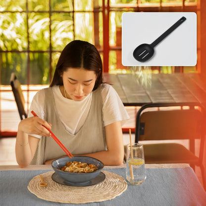 5377 Silicon Non-stick Heat Resistant Kitchen Item Premium Spoon ( 1pc ) - Zidbik