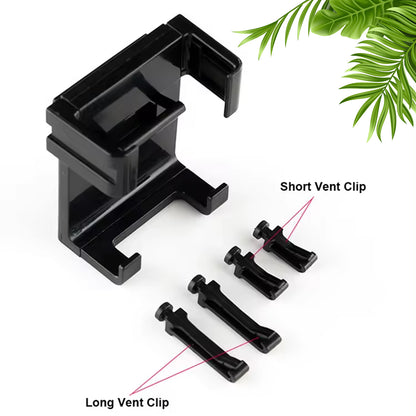12857smartphone Car Phone Holder Car Air Conditioning Vent Phone Holder Holder Stand For Mobile Phone Cellphone Gps Dashboard Bracket For Car (1 Pc) - Zidbik