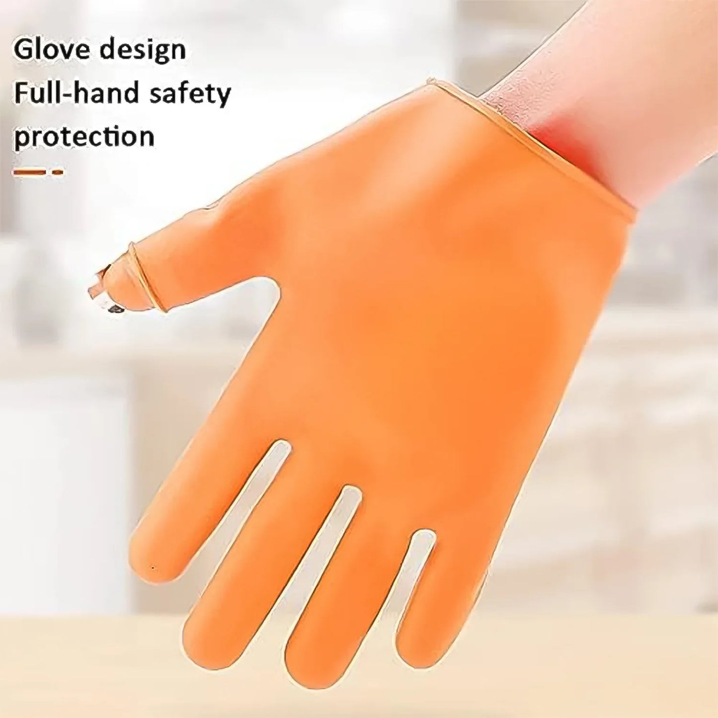 Gloves Silicone Thumb Knife Finger Protector - Zidbik
