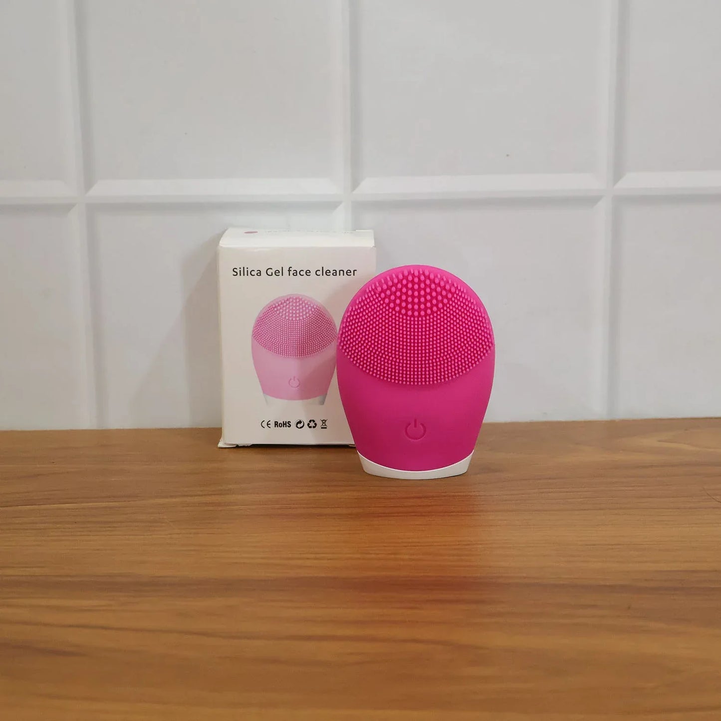 Premium Silicone Electric Facial Cleansing Brush (1 Pc) - Zidbik