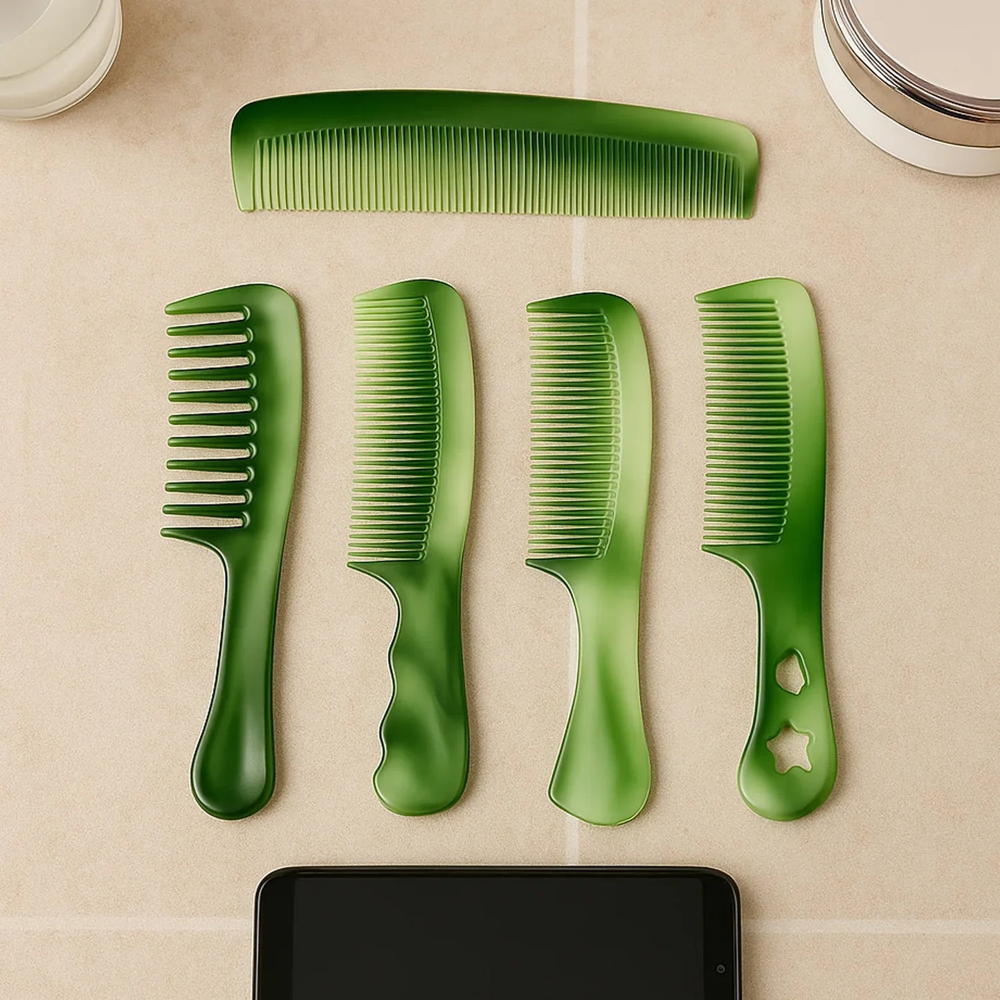 Multipurpose Hair Comb Set (10 Pc) - Zidbik