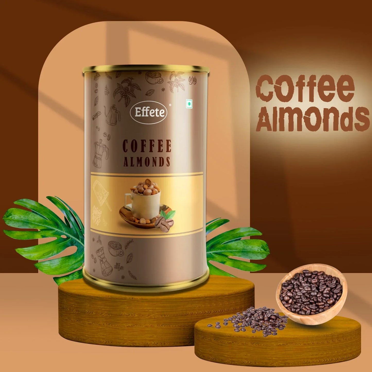 Effete Coffee Almonds Chocolate - Zidbik