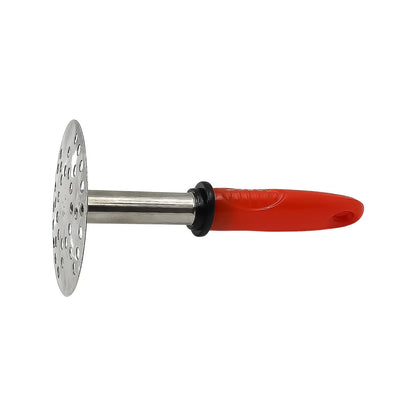 High Grade Stainless Steel Potato Masher Paubhaji Pav Bhaji Masher With Plastic Handle (1 Pc) - Zidbik