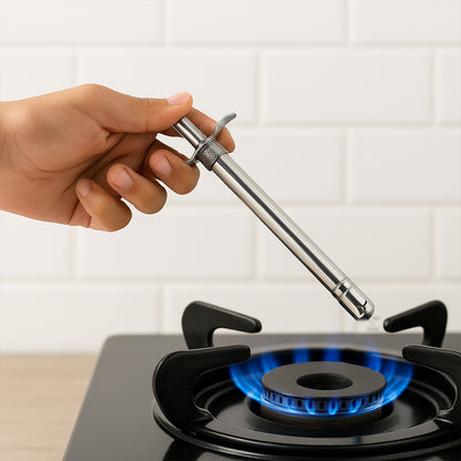 Supermom Moms Stainless Steel Gas Lighter With German Piezo - Zidbik