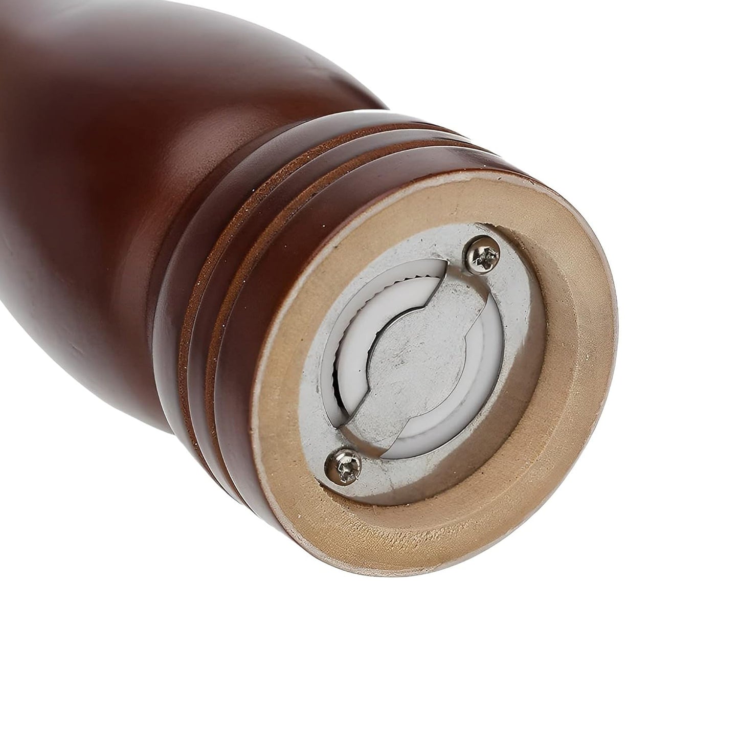 Wooden Pepper Mill 8 Inch Tall - Best Pepper Grinder (1 Pc) - Zidbik