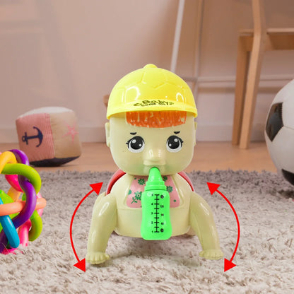 Battery Operated Crawling Baby Toy With Music - Zidbik