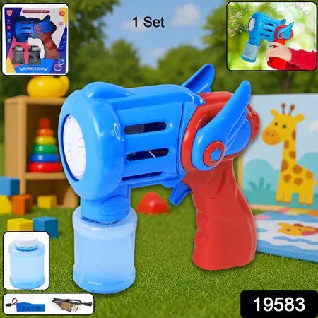 Rechargeable Bubble Gun Toy For Kids (1 Set) - Zidbik