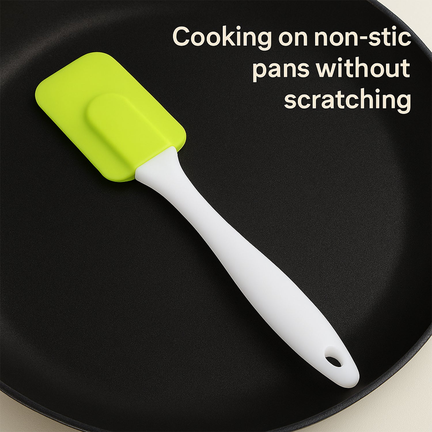 Silicone Cooking Spatula For Baking (1 Pc  18 Cm) - Zidbik