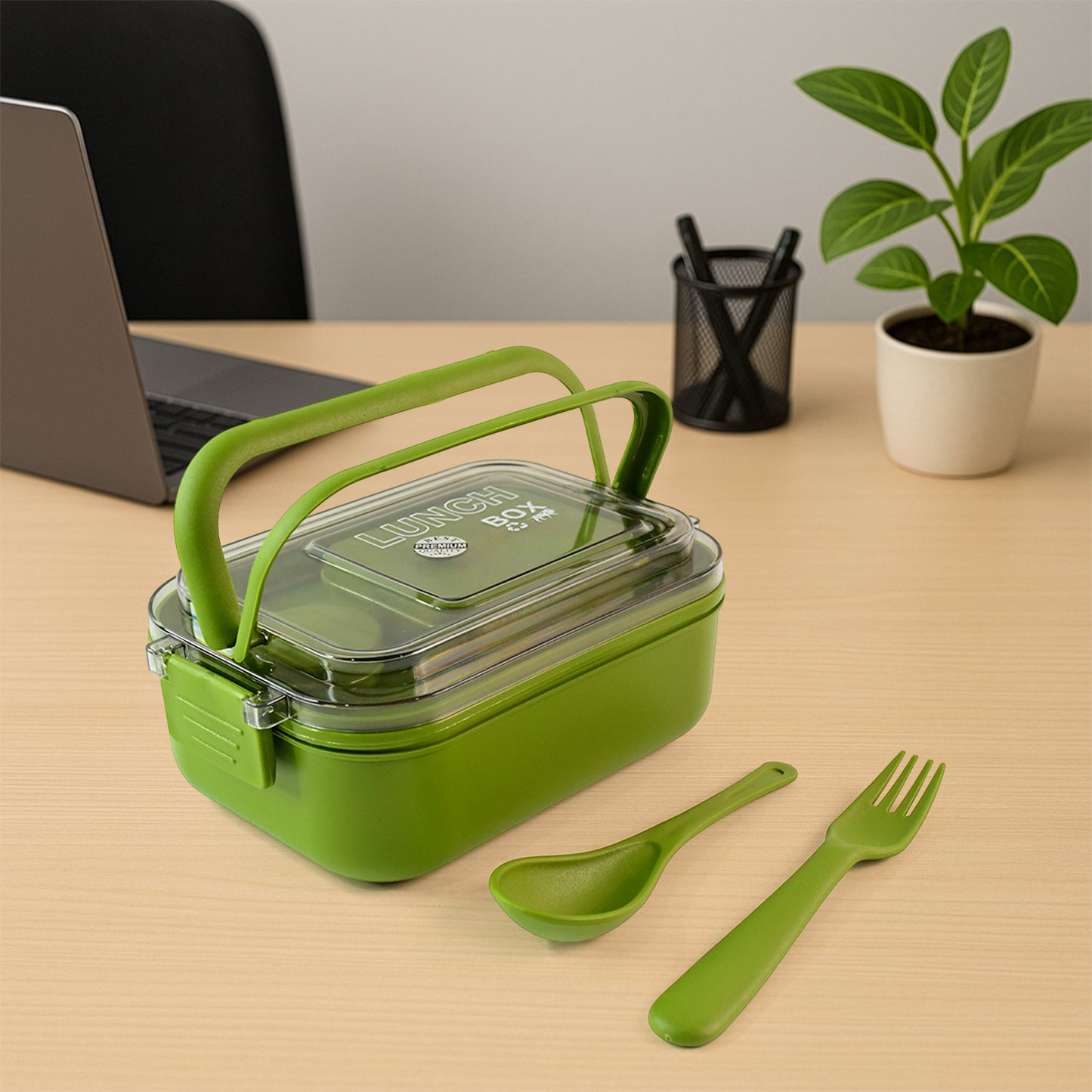 Magic Lunch Box With Leakproof Compartments (1 Pc) - Zidbik