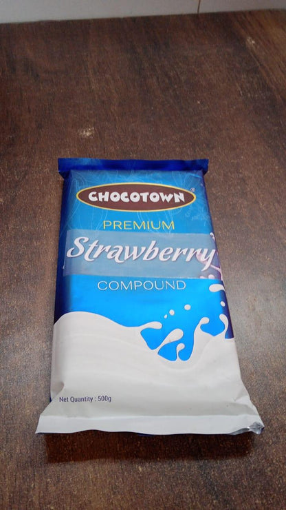 Chocotown Premium Strawberry Compound (500gm) - Zidbik