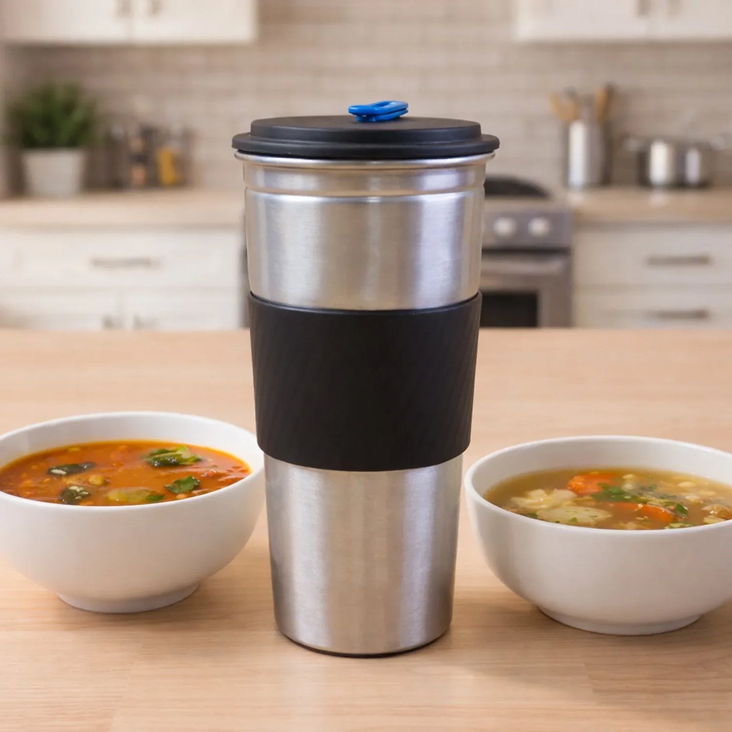 Supermom Stainless Steel Sip Mate Travel Tumbler (Approx. 500 Ml) - Zidbik