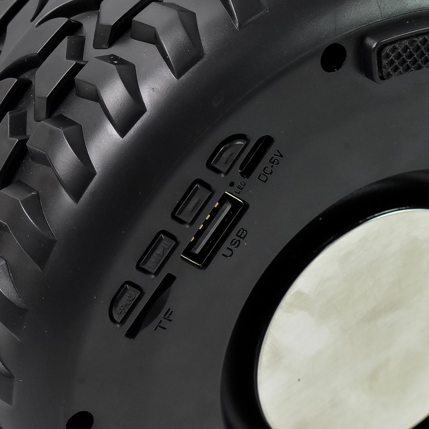 Portable Tyre  Wheel Shape Wireless Bluetooth Speaker (1 Pc) - Zidbik