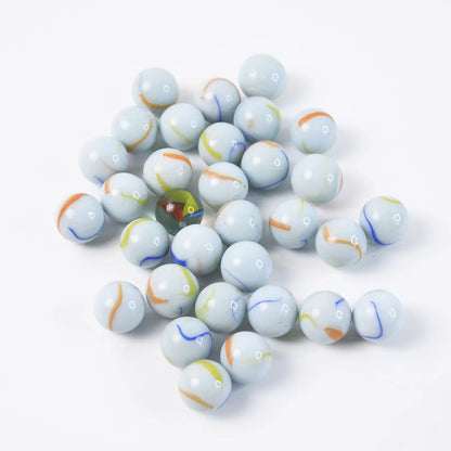 Classic Glass Marbles Pack Of Approx 30 Pc - Zidbik