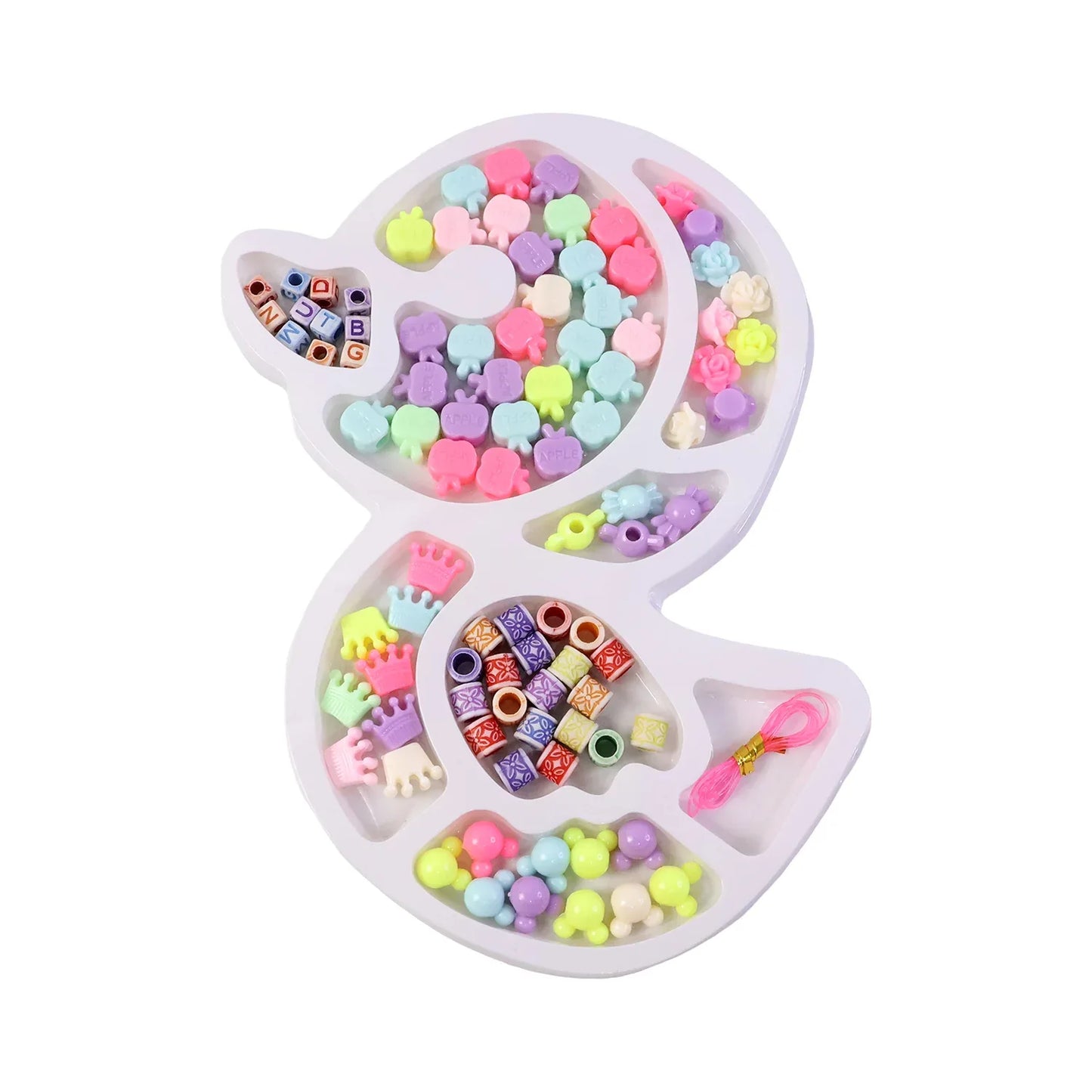 Diy Kids Beading Jewelry Making Craft Kit (1 Set) - Zidbik