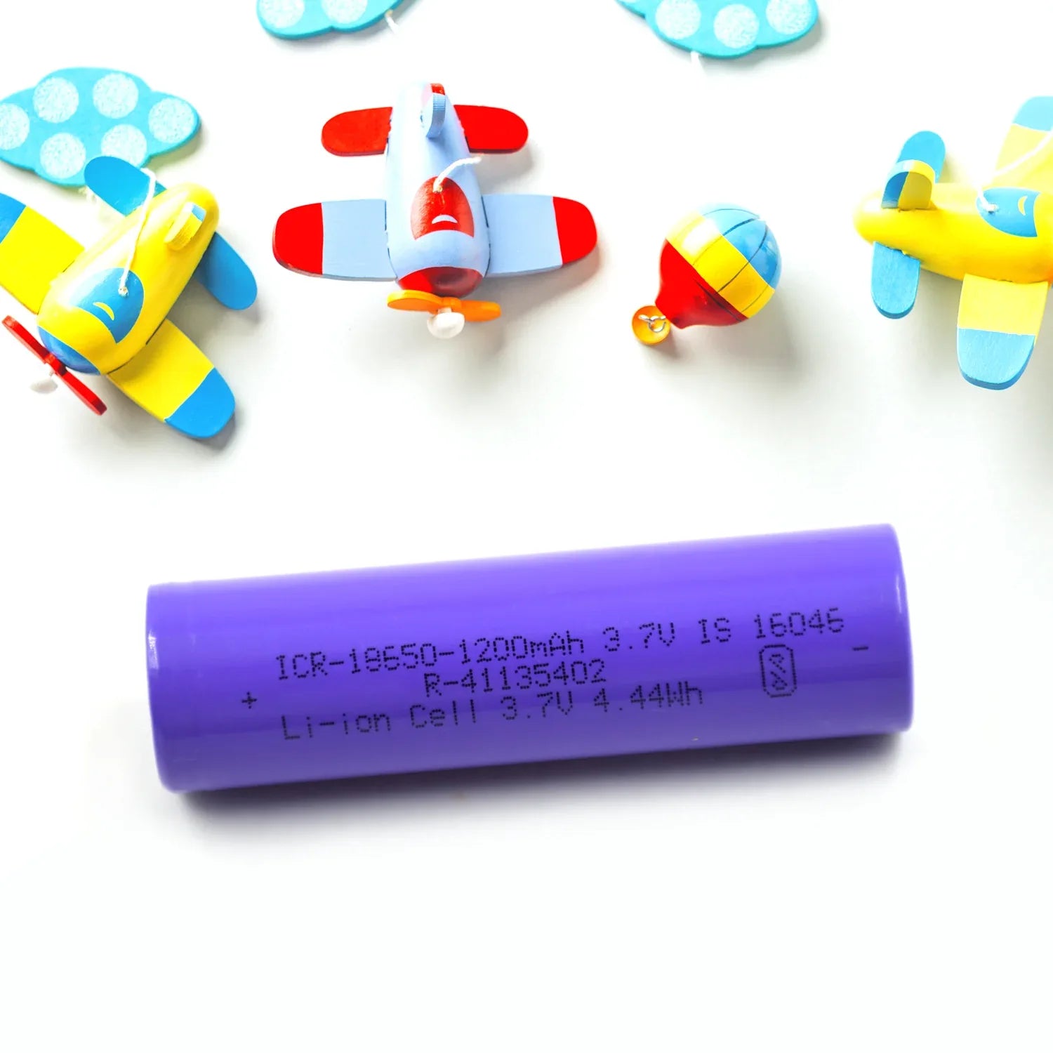 6207 High-capacity Released Rechargeable Batteries 3.7v 1200mah Flat Top Lithium Rechargeable Battery (1pc) - Zidbik