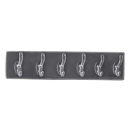 4654 Adhesive Transparent Heavy Duty Wall Hook - Zidbik