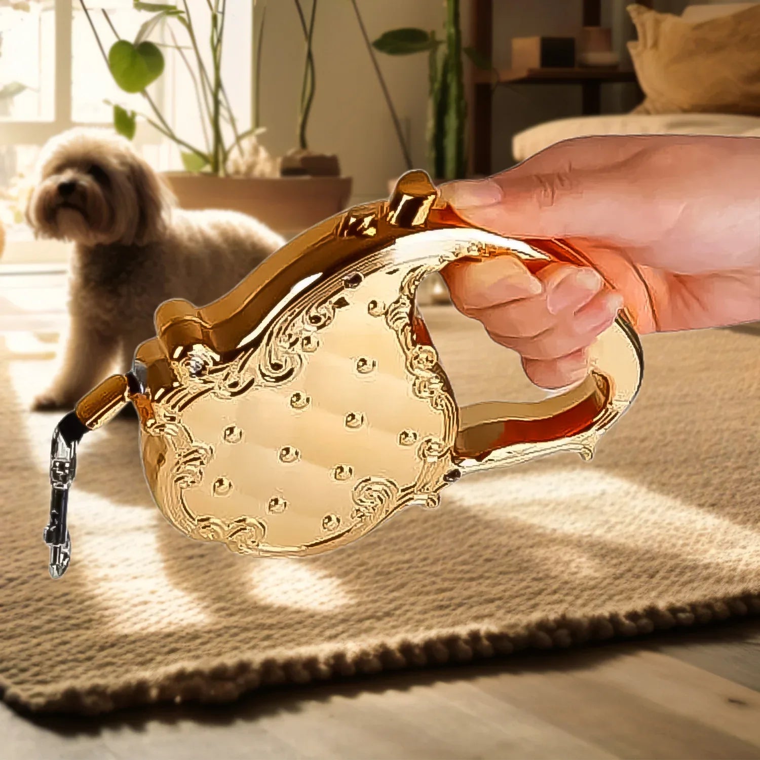 Retractable Telescopic Belt Rope Cat Golden Traction (3m Approx 1 Pc) - Zidbik