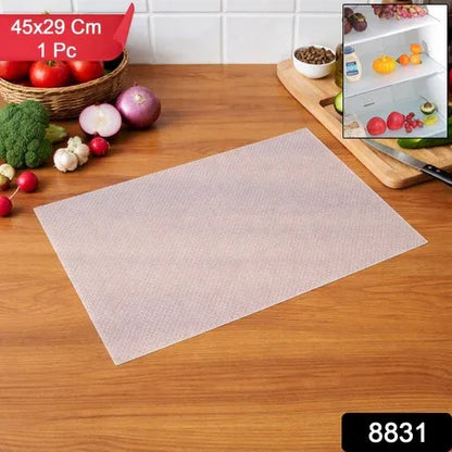 Transparent Plastic Fridge Mat 45 29 Cm (1 Pc) - Zidbik