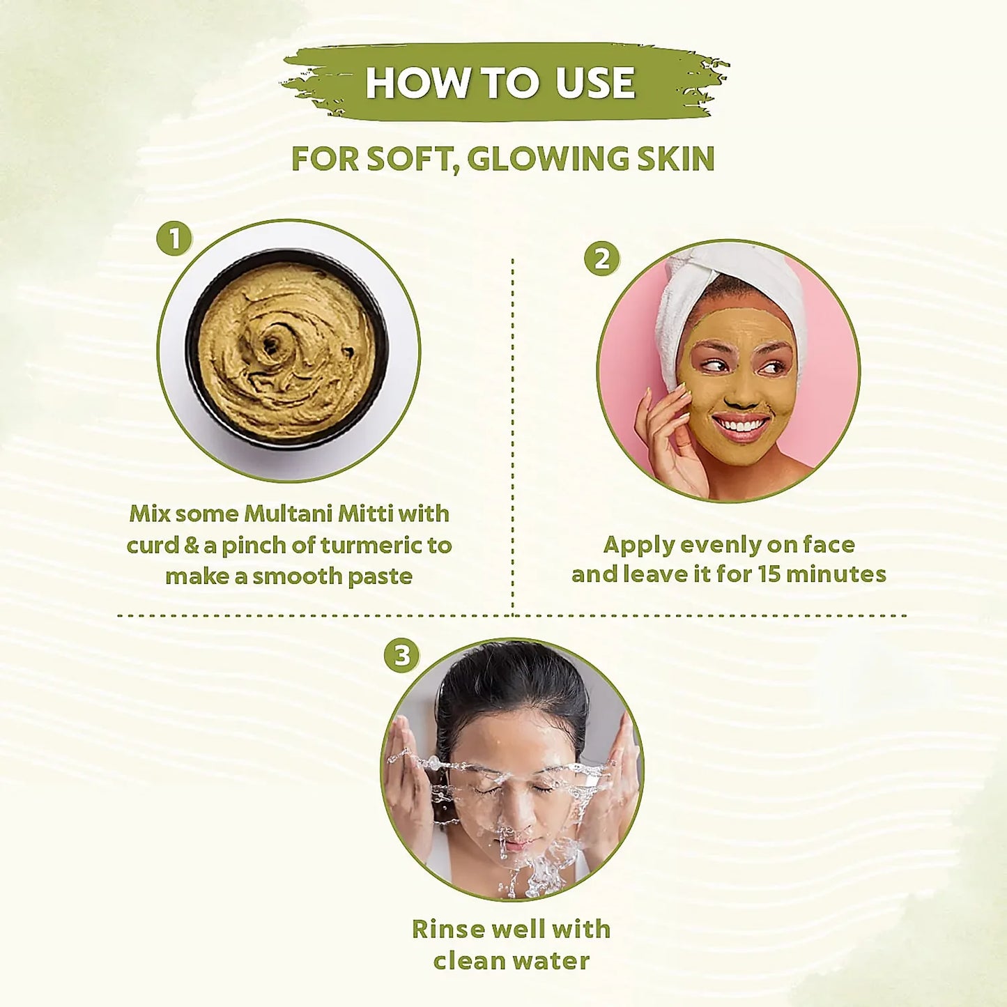 12791 100gram Herbal Tan Removing Multani Mitti Face Pack For Skin Care Age Group - Zidbik