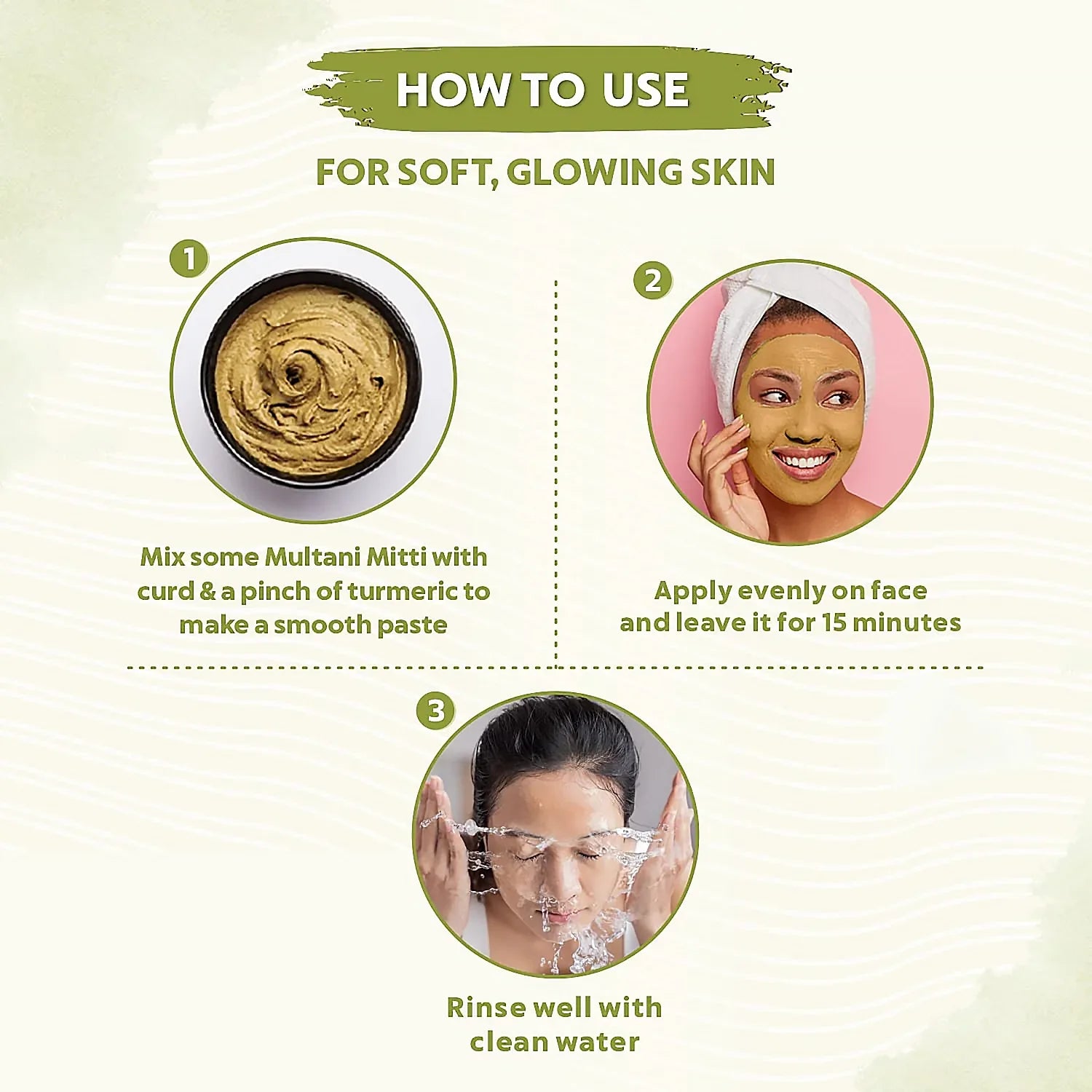 12791 100gram Herbal Tan Removing Multani Mitti Face Pack For Skin Care Age Group - Zidbik