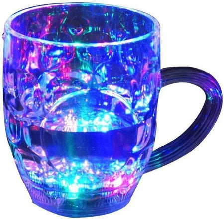 619 Led Glass Cup (Rainbow Color) - Zidbik