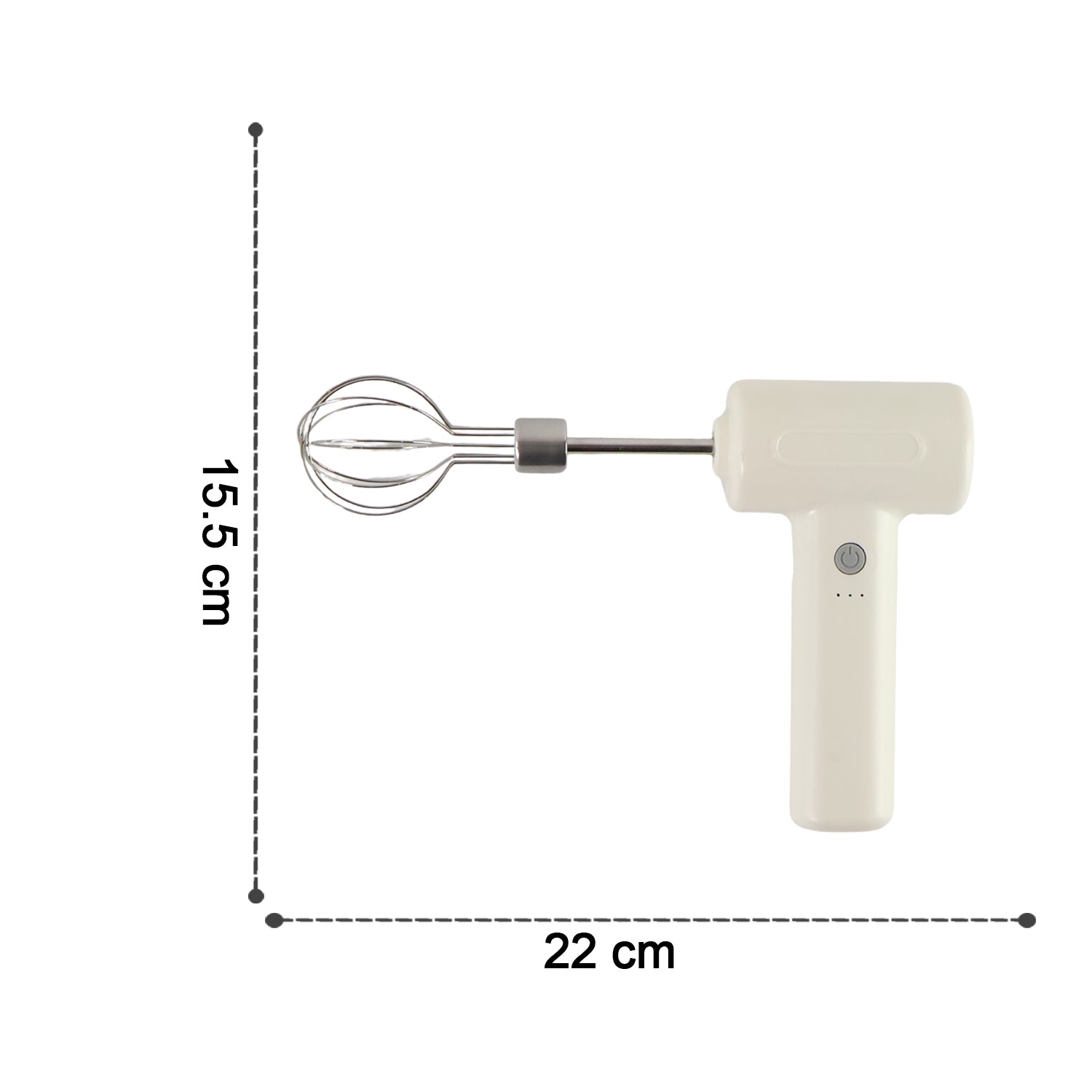 Cordless Electric Whisk  Egg Beater - (1 Pc) - Zidbik