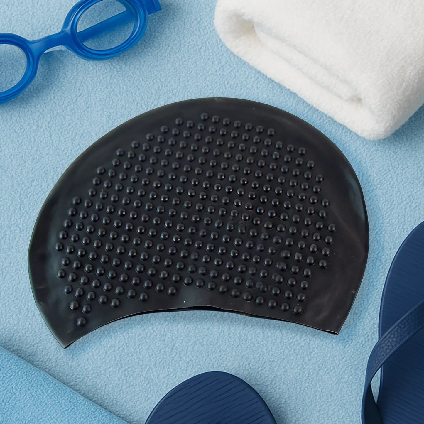 Premium Silicone Waterproof Swimming Cap (1 Pc) - Zidbik