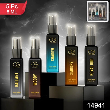 Og Beauty Luxury Perfume Combo Pack (8 Ml  5 Pc) - Zidbik