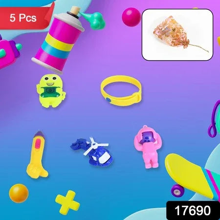 17690 5pc Toy Combo Kids Best Gift Set Combo Attractive Unique Toy Combo 5pc Colorful Toy Combo With Potli Bag - Zidbik