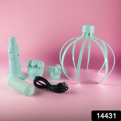 Head Massager Scalp Massaging Tool Relaxation Tool (1 Pc) - Zidbik