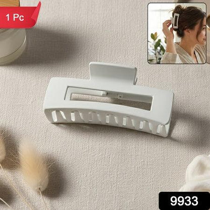 Large Stylish Plastic Hair Clip (1 Pc) - Zidbik